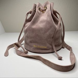 The Wolf Gang Tangier Drawstring Handbag Suede